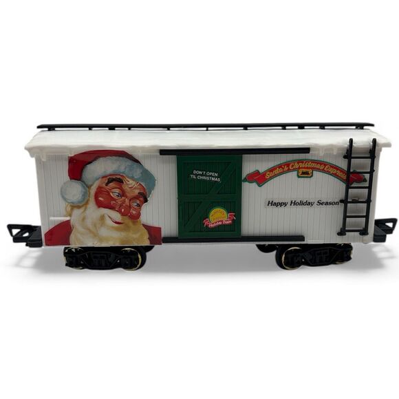 NEW BRIGHT Santa's Christmas Express Train Boxcar 1990 G SCALE Replacement - Picture 1 of 5